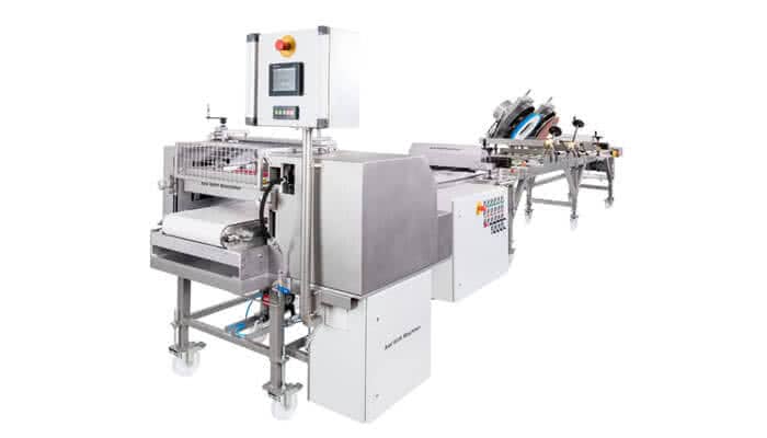 Dosing roller machine Type DDWO with Distributor unit Type VE400